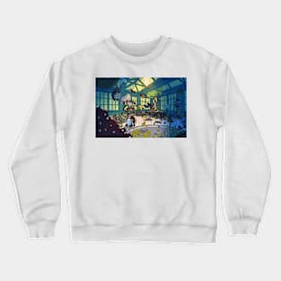 overgrown plant illustration Crewneck Sweatshirt